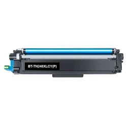 Brother TN248XL Cyan Cartucho de Toner Compatível - Substitui TN248XLC