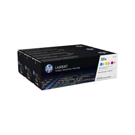HP CF211A/CF212A/CF213A Pack de 3 Cartuchos de Toner Originais - 131A