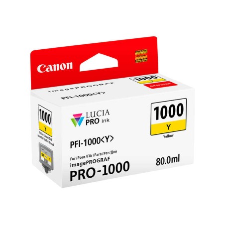 Canon PFI1000 Amarelo Tinteiro Original - 0549C001/PFI-1000Y
