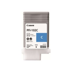 Canon PFI102 Cyan Tinteiro Original - 0896B001/PFI-102C