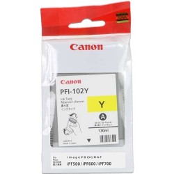 Canon PFI102 Amarelo Tinteiro Original - 0898B001/PFI-102Y