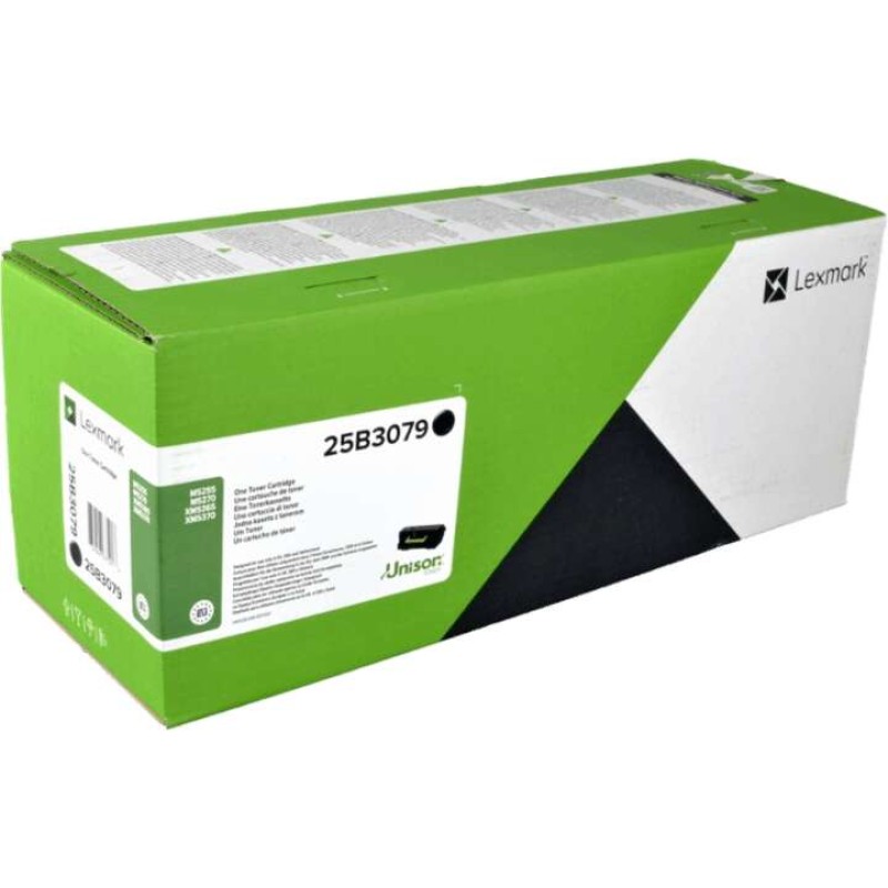 Lexmark M5255/M5270/M5365/XM5365i/XM5370 Preto Cartucho de Toner Original - 25B3079