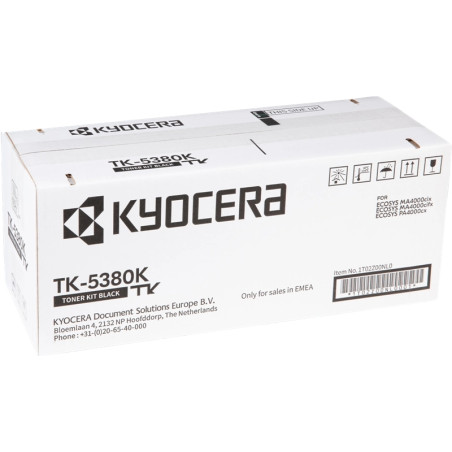Original Toner Kyocera TK-5380K Preto 1T02Z00NL0 13000 Pág.