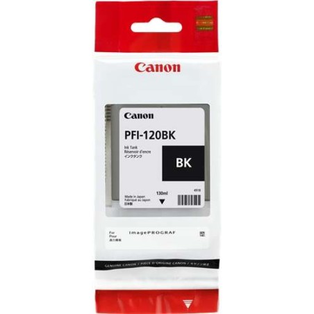 Canon PFI120 Preto Tinteiro Original - 2885C001/PFI-120BK