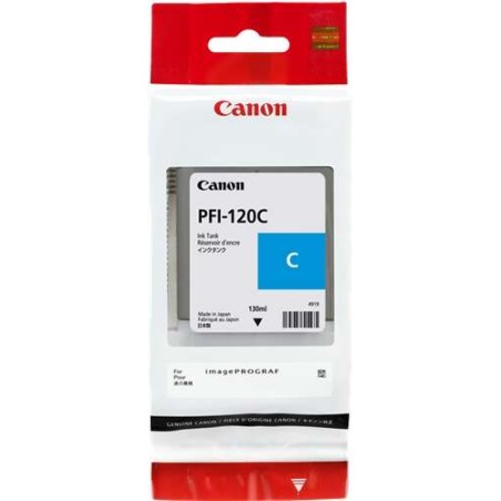 Canon PFI120 Cyan Tinteiro Original - 2886C001/PFI-120C