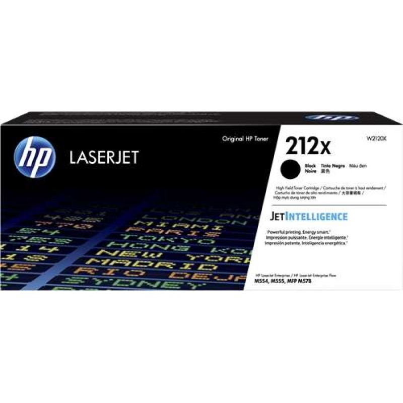HP W2120X Preto Cartucho de Toner Original - 212X