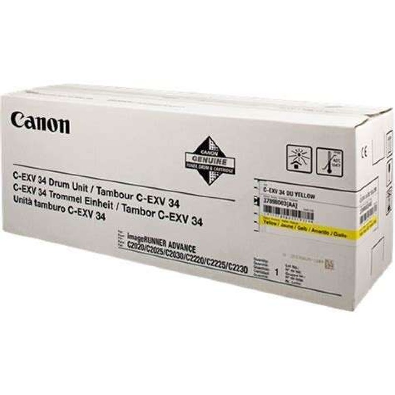 Canon CEXV34 Amarelo Tambor de Imagem Original - 3789B003 (Drum)