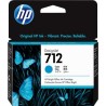 HP 712 Ciano Tinteiro Original - 3ED67A