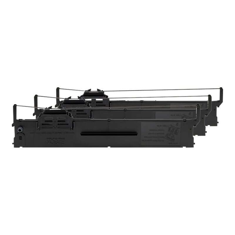 Epson PLQ20/PLQ22/PLQ30 Preta Pack de 3 Fitas Matriciales Originais - C13S015339