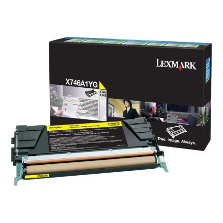 Lexmark X746/X748 Amarelo Cartucho de Toner Original - X746A1YG