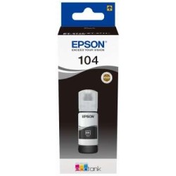 Epson 104 Preto Garrafa de Tinta Original - C13T00P140