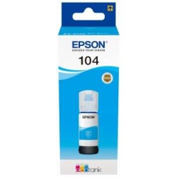 Epson 104 Cyan Garrafa de Tinta Original - C13T00P240