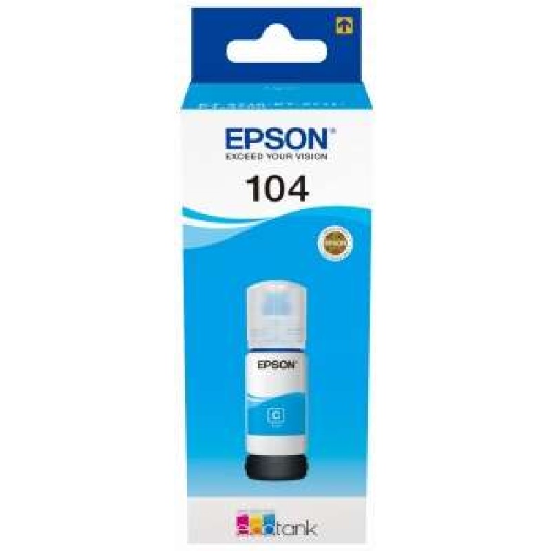 Epson 104 Cyan Garrafa de Tinta Original - C13T00P240