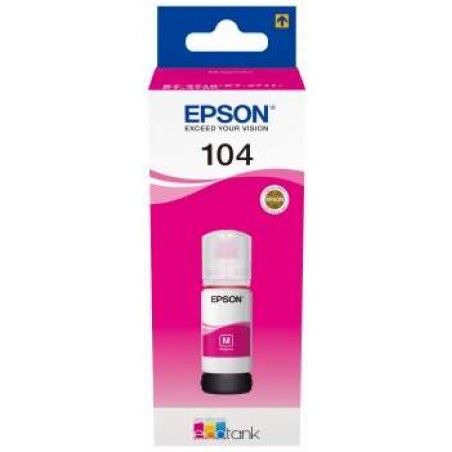 Epson 104 Magenta Garrafa de Tinta Original - C13T00P340