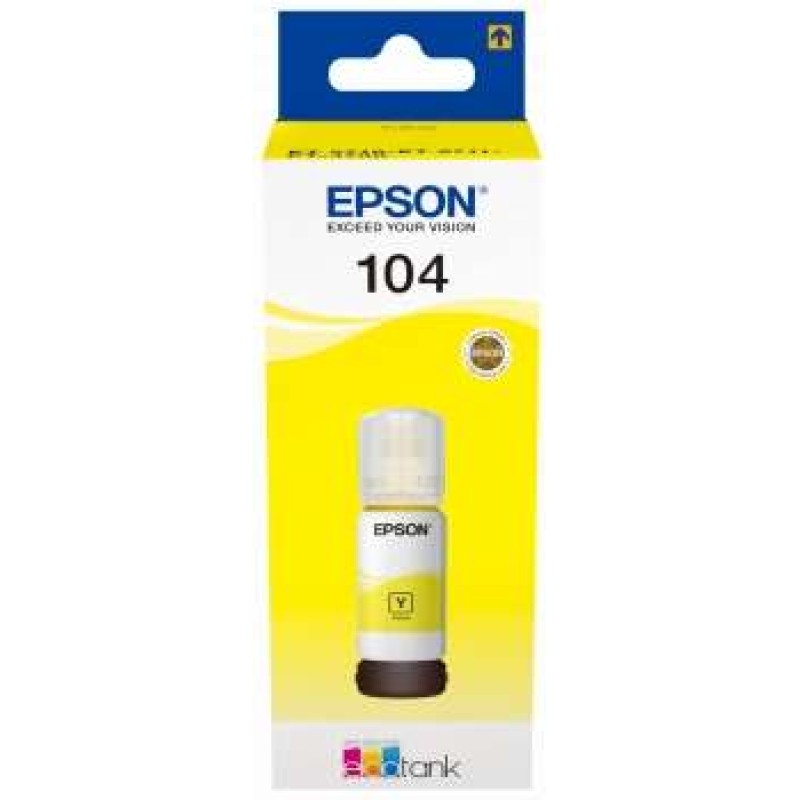 Epson 104 Amarelo Garrafa de Tinta Original - C13T00P440
