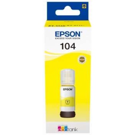 Epson 104 Amarelo Garrafa de Tinta Original - C13T00P440