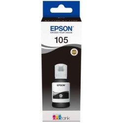Epson 105 Preto Garrafa de Tinta Pigmentada Original - C13T00Q140