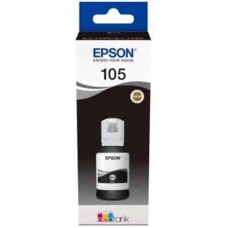 Epson 105 Preto Garrafa de Tinta Pigmentada Original - C13T00Q140