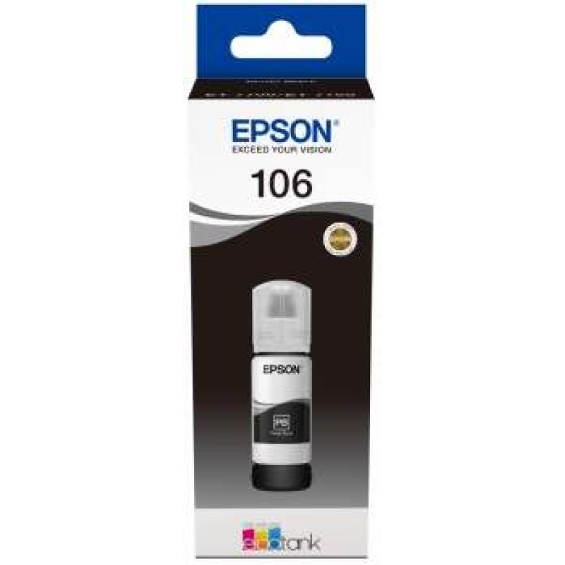 Epson 106 Preto Photo Garrafa de Tinta Original - C13T00R140