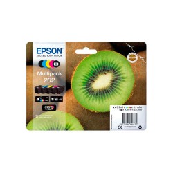 Epson 202 Pack de 5 Tinteiros Originais - C13T02E74010