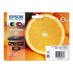 Epson T3337 (33) Pack de 5 Tinteiros Originais - C13T33374011