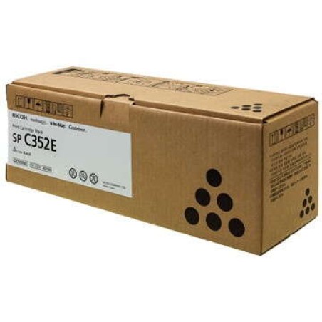 Ricoh SP C352E Preto Cartucho de Toner Original - 407383/408215/SP C352E