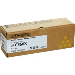 Ricoh Aficio SP-C361 Amarelo Cartucho de Toner Original - 408253/SPC360X