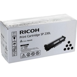 Ricoh SP230 Preto Cartucho de Toner Original - 408295/SP 230L