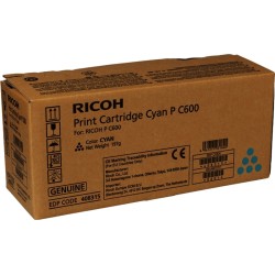 Ricoh PC600 Ciano Cartucho de Toner Original - 408315/P C600C