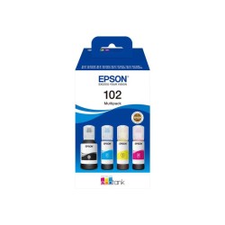 Epson 102 Pack de 4 Garrafas de Tinta Originais - C13T03R640