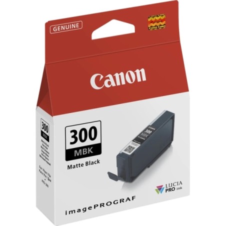 Canon PFI300 Preto Mate Tinteiro Original - 4192C001/PFI-300MBK