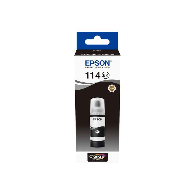 Epson 114 Preto Garrafa de Tinta Pigmentada Original - C13T07A140
