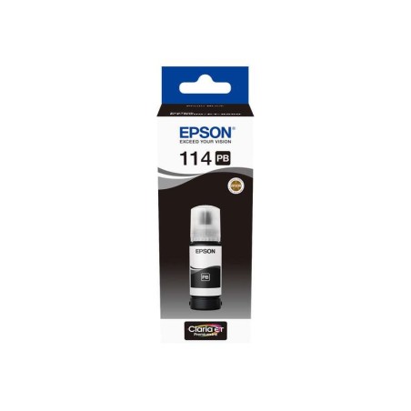 Epson 114 Preto Photo Garrafa de Tinta Pigmentada Original - C13T07B140