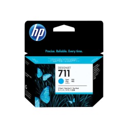 HP 711 Cyan Pack de 3 Tinteiros Originais - CZ134A