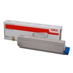 OKI C822 Preto Cartucho de Toner Original - 44844616