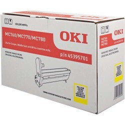 OKI MC760/MC770/MC780 Amarelo Tambor de Imagem Original - 45395701