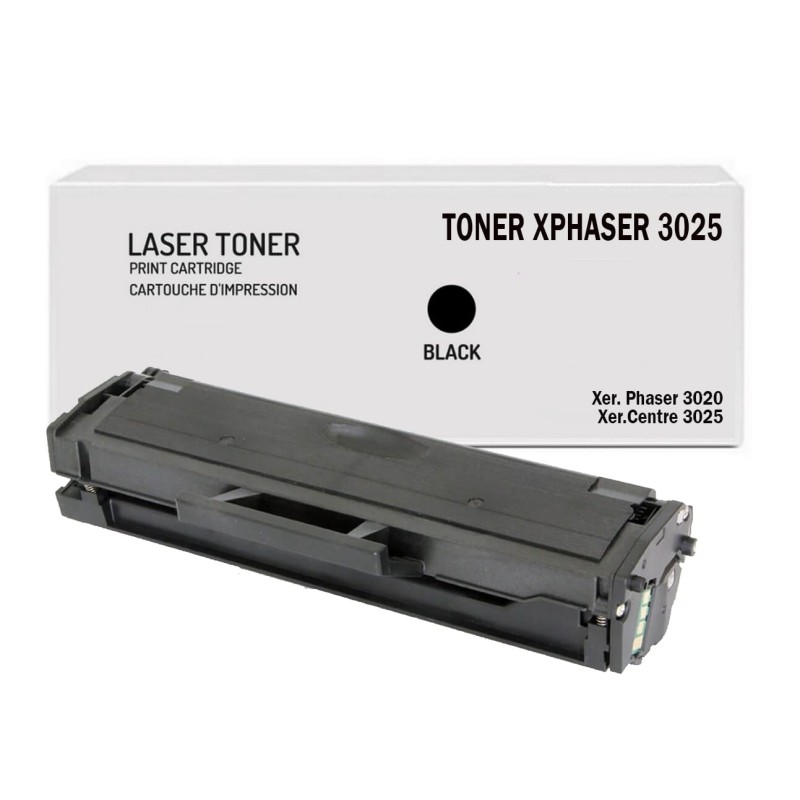Toner noir compatible Xerox Phaser 3020/WorkCentre 3025 - remplace les références 106R02773