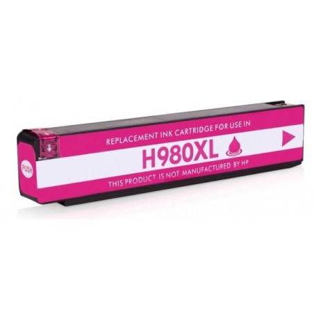 Compatível HP 980 Magenta Tinteiro Pigmentada - Substitui D8J08A