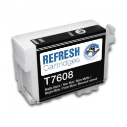 Epson T7608 Noir Mate Cartouche d'Encre Pigmentée Compatible - remplace les références C13T76084010