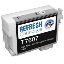 Epson T7607 Preto Light Tinteiro Pigmentada Compatível - Substitui C13T76074010