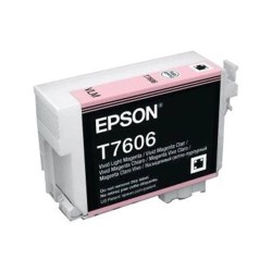 Epson T7606 Magenta Light Ink Cartridge Pigmented Compatible - Replaces C13T76064010