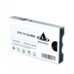 Epson T6128 Black Mate Ink Cartridge Pigmented Compatible - Replaces C13T612800