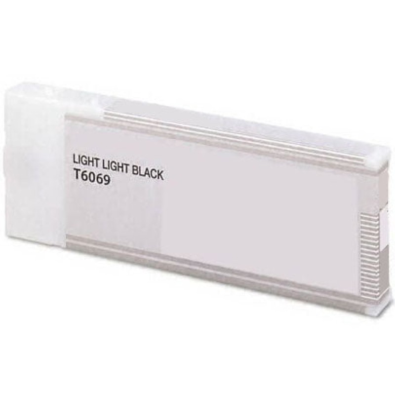 Epson T6069 Noir Light Light Cartouche d'Encre Pigmentée Compatible - remplace les références C13T606900