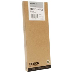 Epson T6067 Black Light Ink Cartridge Pigmented Compatible - Replaces C13T606700