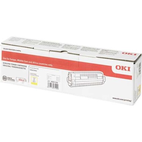 OKI C834/C844 Amarelo Cartucho de Toner Original - 46861305