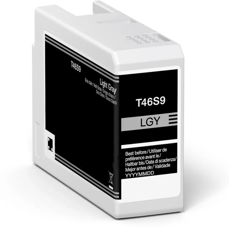 Epson T46S9 Gris Light Cartucho de Tinta Pigmentada Generico - Reemplaza C13T46S900