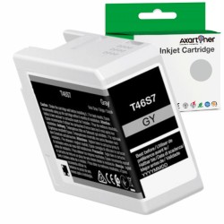 Epson T46S7 Cinzento Tinteiro Pigmentada Compatível - Substitui C13T46S700