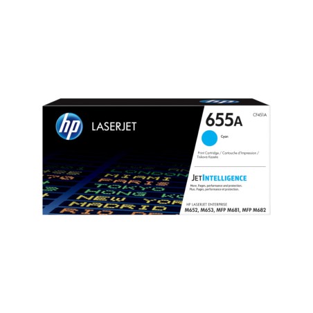 HP CF451A Cyan Cartucho de Toner Original - 655A