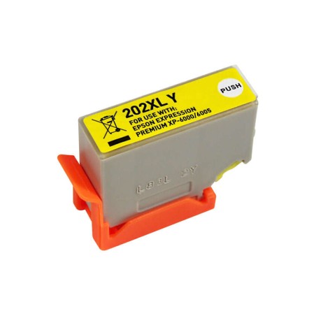 Epson 202XL Amarelo Tinteiro Compatível - Substitui C13T02H44010/C13T02F44010