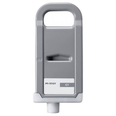 Canon PFI701/PFI301 Gris Cartouche d'Encre Pigmentée Compatible - remplace les références 0909B001/1495B001/PFI-701GY/PFI-301GY